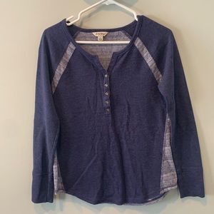 Like new thermal style Henley top